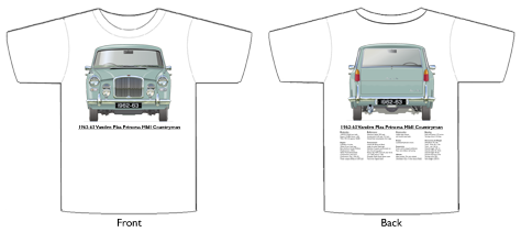 Vanden Plas Princess MkII Countryman 1962-63 T-shirt Front & Back